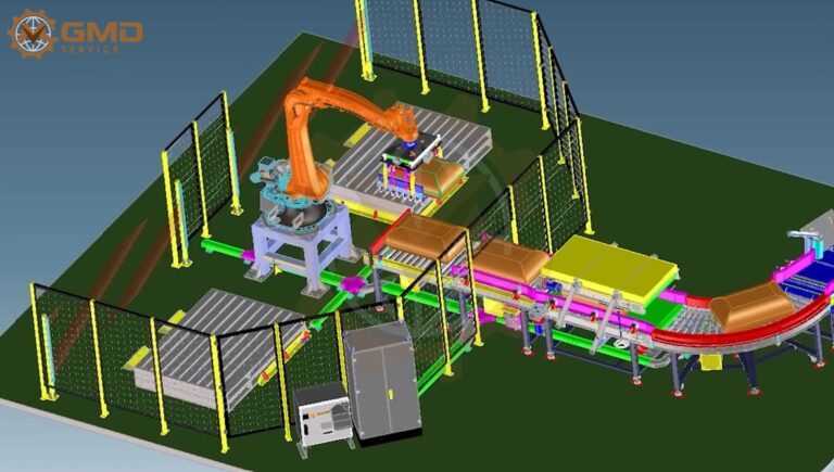 Automatic Bag Handling Robot System | Case Study | Inventor 2024