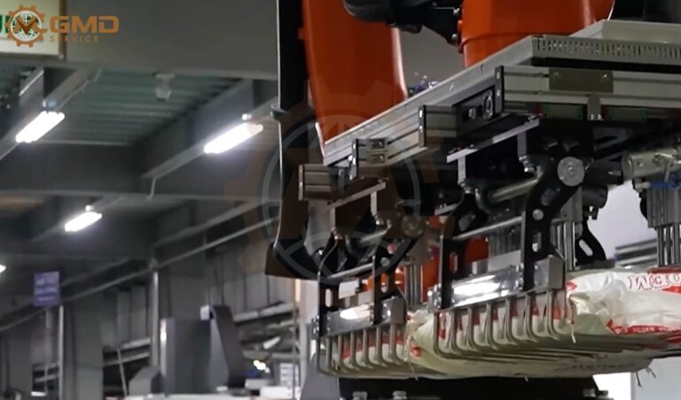 Automated Robotic Bag Palletizing System – GMD Engineering