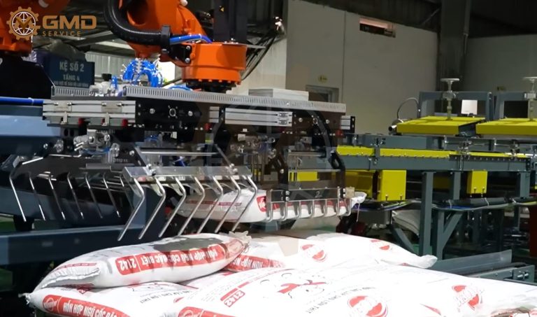 Robotic Bag Palletizing System