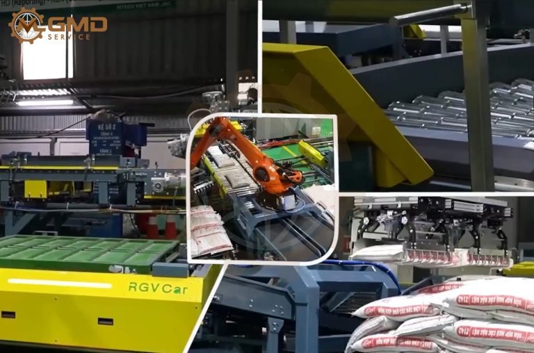 Robotic Bag Palletizing System