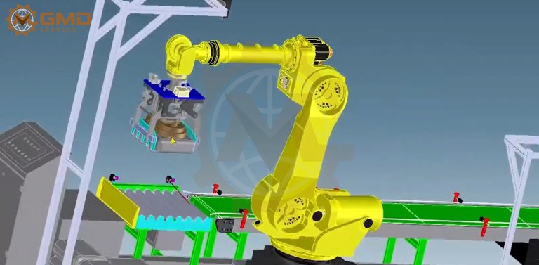 Automated Goods Handling Robot System