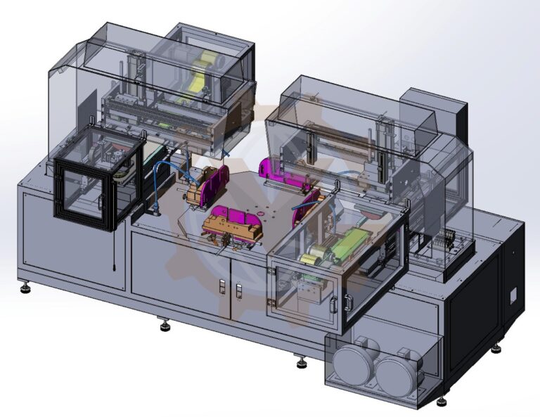 Automatic Dual-Head Pad Printing Machine Design