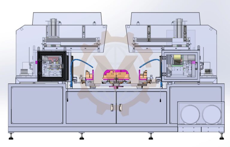 Automatic Dual-Head Pad Printing Machine Design
