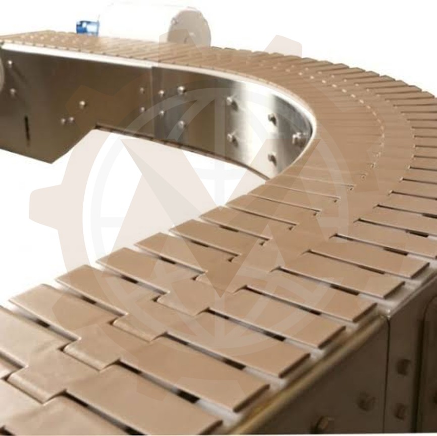 Curved and Side-Flexing Slat Conveyors
