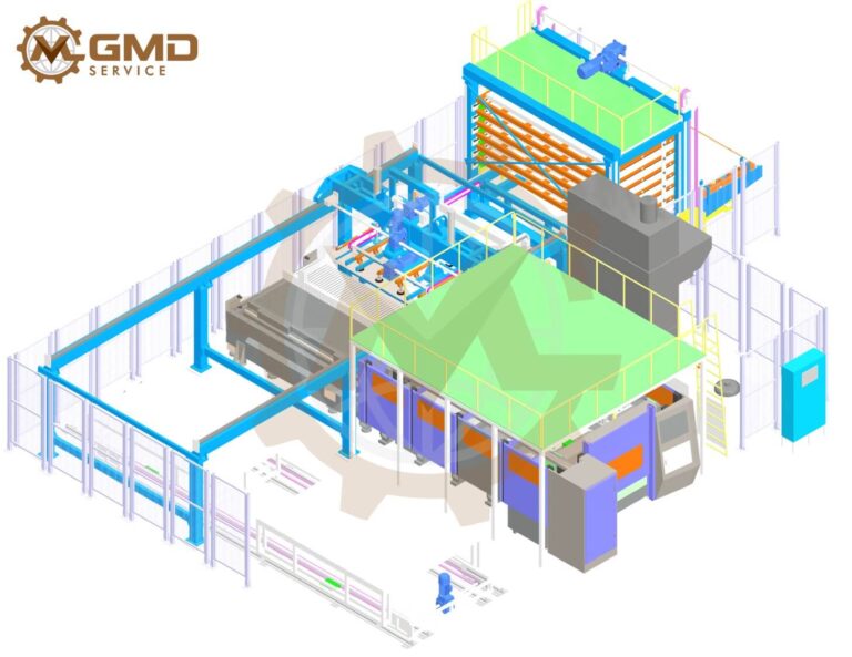 Automatic Sheet Metal Laser Loading and Unloading System: Technical Case Study