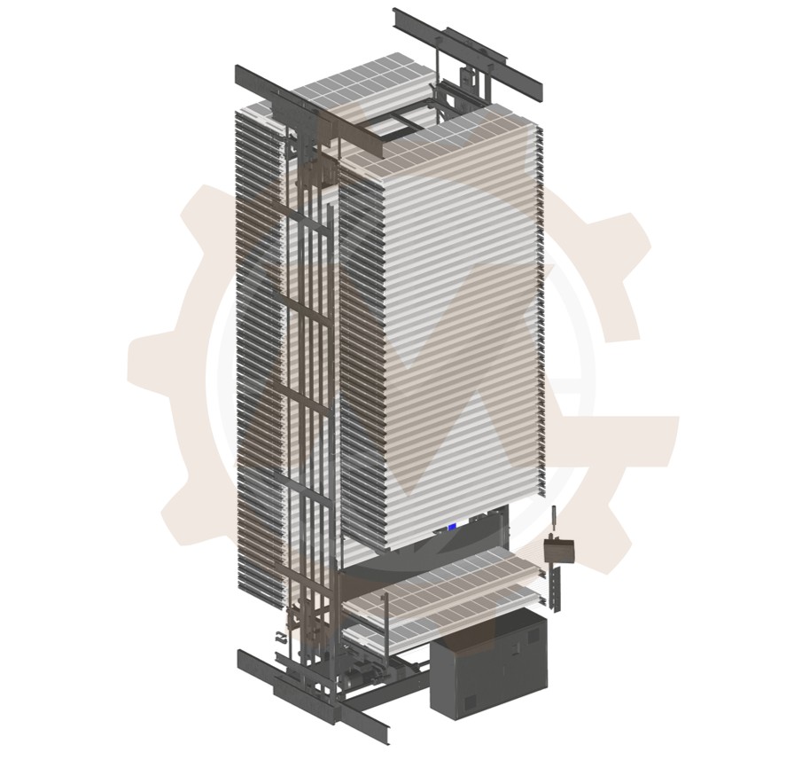 Tray and storage position design