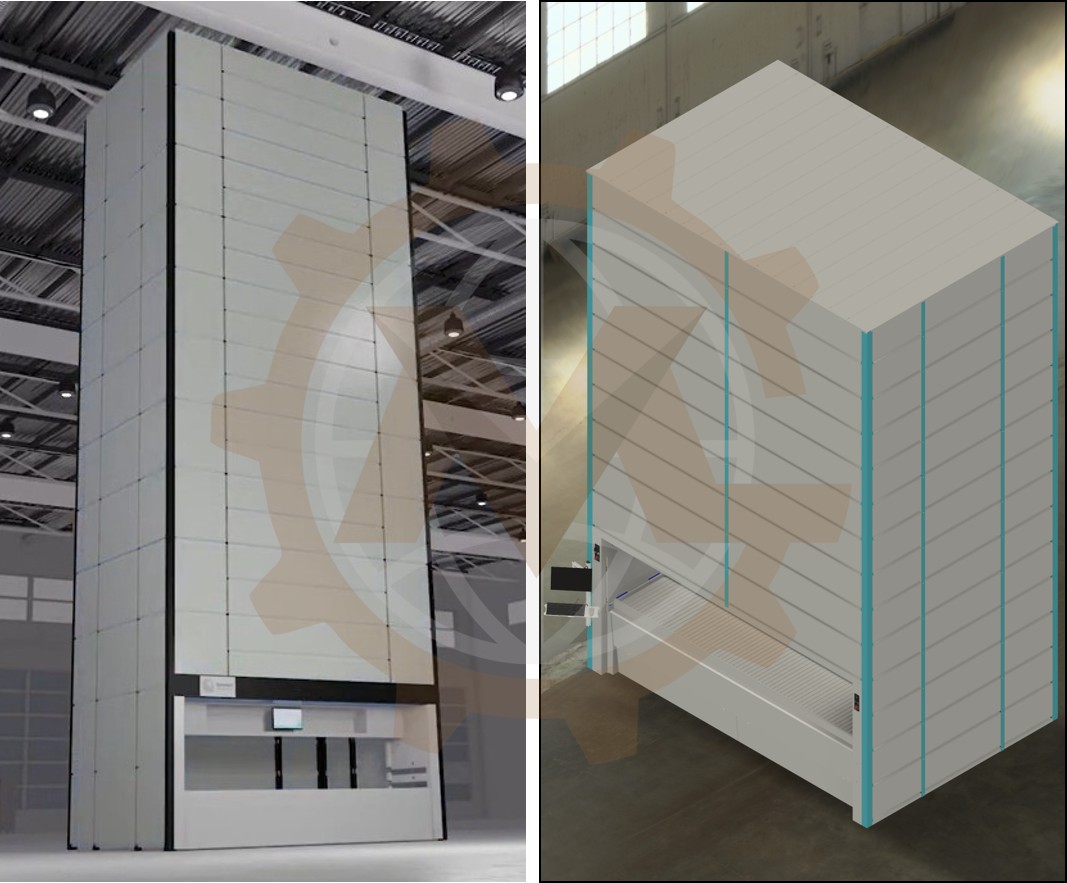3D CAD view of a custom industrial machine designed by GMD Services